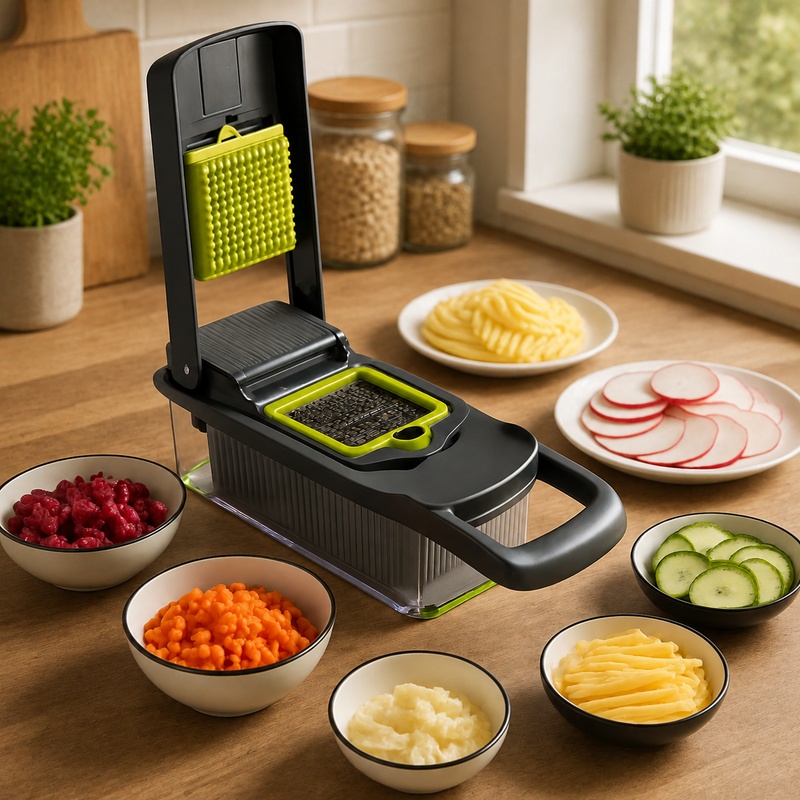 Egg Separator Tool - 16-in-1 multifunctionele keukenhulp met groentesnijder, rasp,