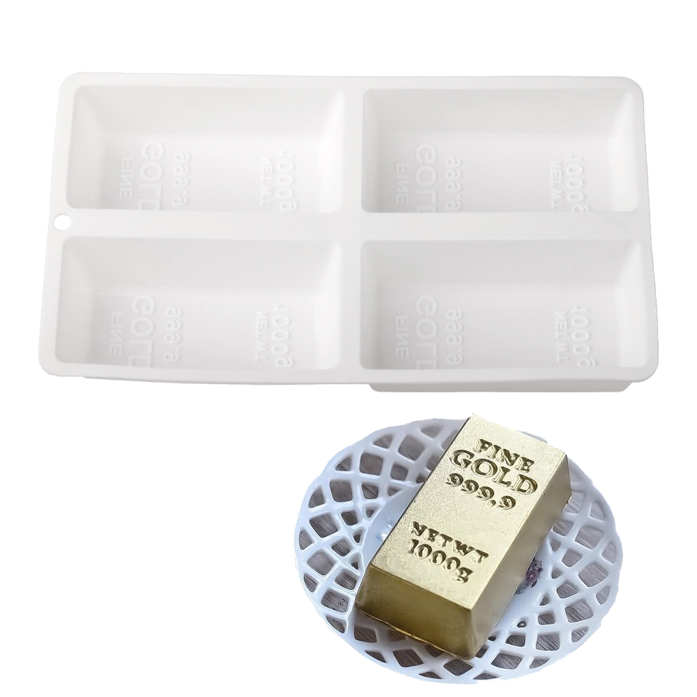 4-Cellen Gouden Bar Vormige Mo - Kitchen Gadgets Gold recensie en prijs