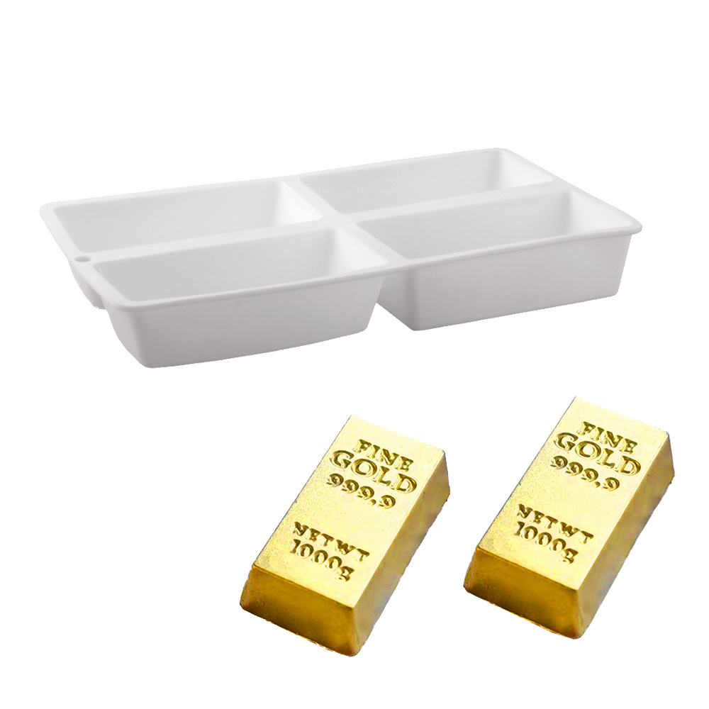 4-Cellen Gouden Bar Vormige Mo - Kitchen Gadgets Gold recensie en prijs