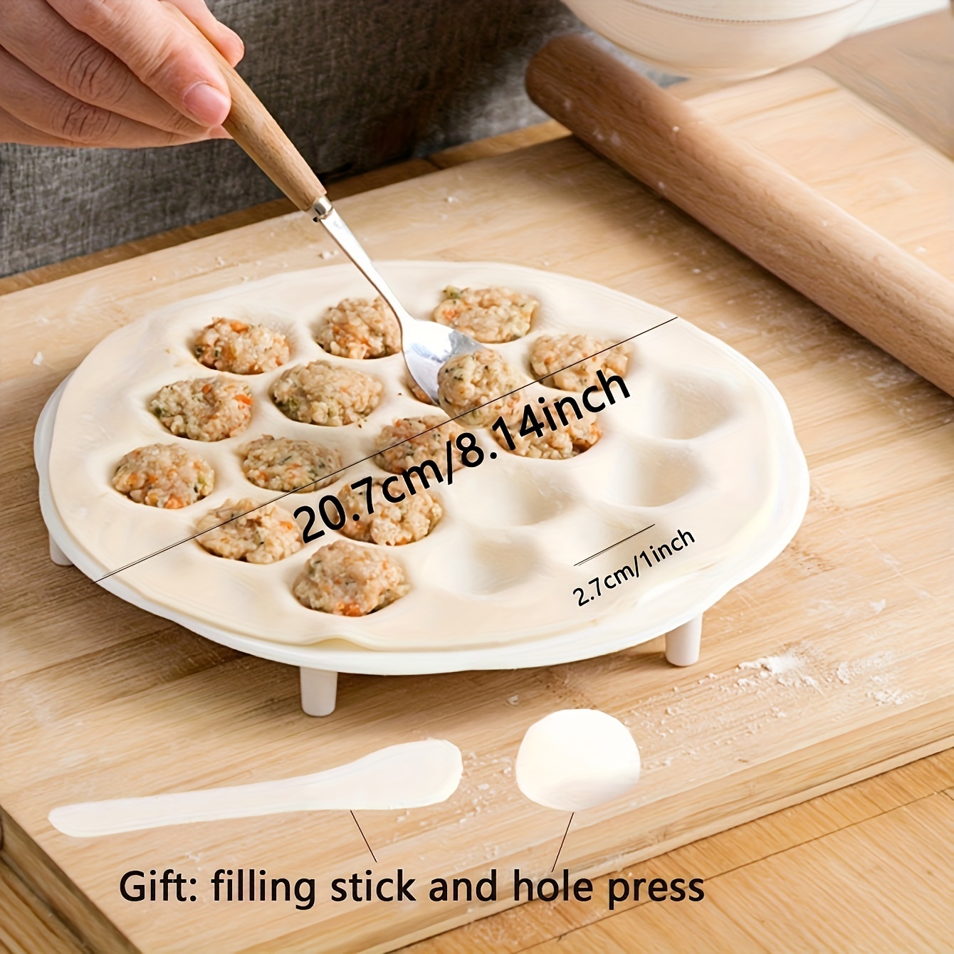 1Pc-Eenvoudige Chinese Dumplin - Kitchen Gadgets Dumpling Maker recensie en prijs