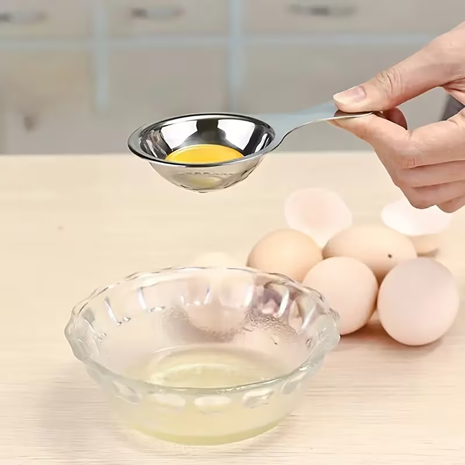 Roestvrijstalen eierscheider Z - Egg Separator Tool recensie en prijs