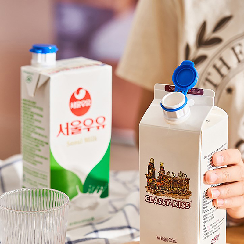 Verzegelde deksel voor melk in - Kitchen Helper Gadgets recensie en prijs