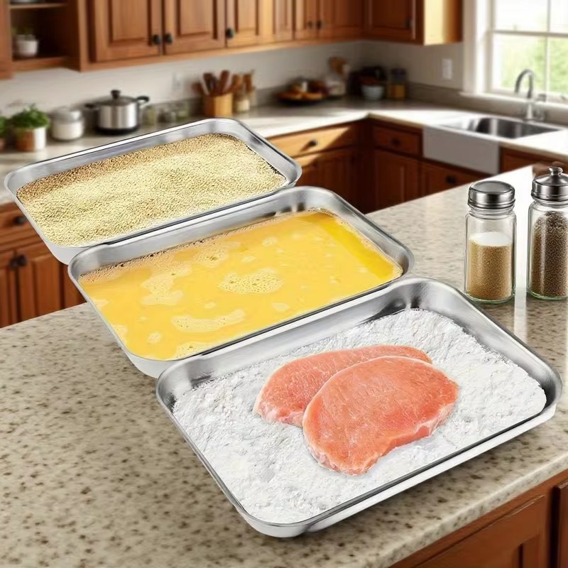 Set van 3 roestvrijstalen voed - Kitchen Gadgets Organizer recensie en prijs