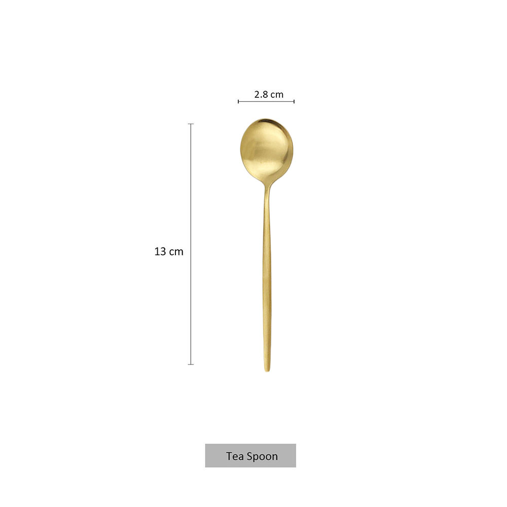 6Pcs Small Matte Spoon Tea Cof - Kitchen Gadgets Gold recensie en prijs